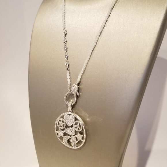 Super Bling Lucky Charm Pendant Necklace Chain NEW - Picture 5 of 8